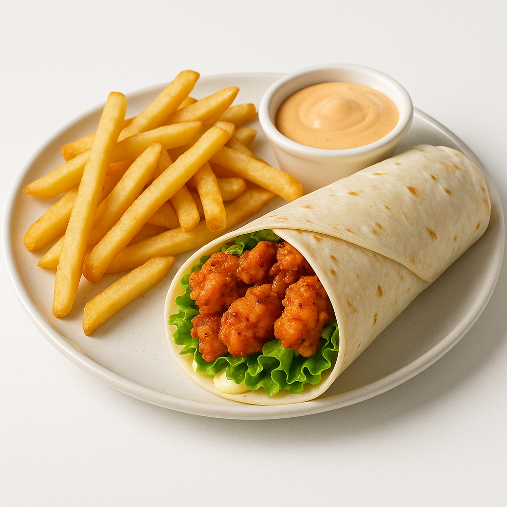 Spicy Chicken Wrap Meal